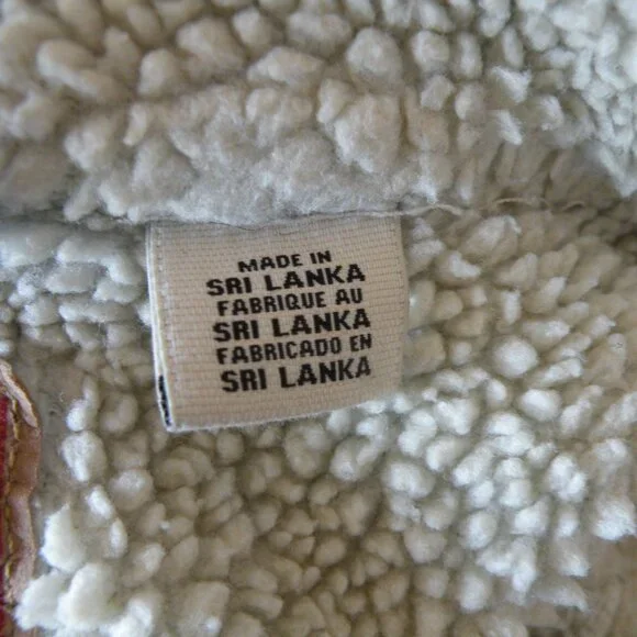 Levis Strauss & Co. women’s Jean Jacket size Medium With Sherpa Fleece Lining - Picture 5 of 16